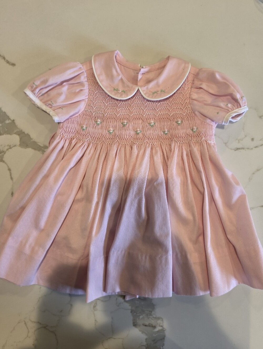 Lullaby Set Pink Smocked Dress